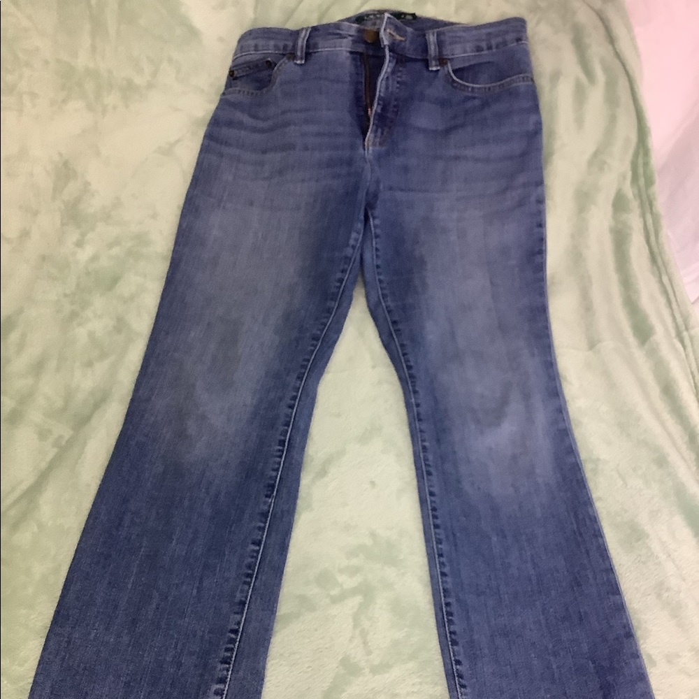 LRL Lauren Jeans Co. Ralph Lauren  | Premier Straight Jeans | Women's Size 8 - Picture 2 of 16